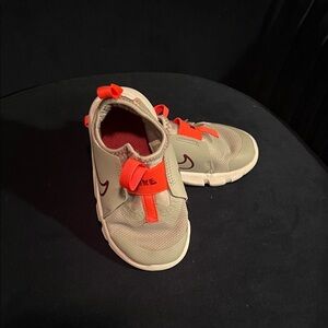 Nike Kids Sneakers - Beige and Bright Orange